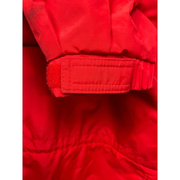 Columbia Ski Jacket Mens medium nylon Snowboard windbreaker hidden collar Red - Picture 9 of 11
